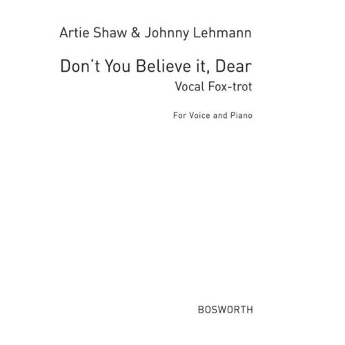 Shaw, Artie - Don't You...