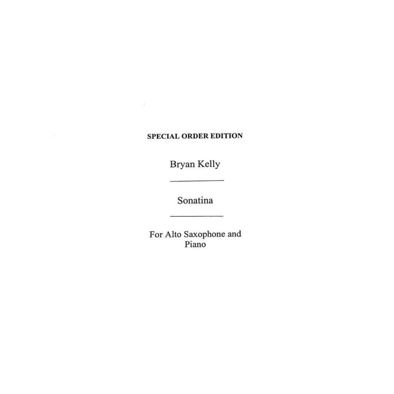 Sonatina For E Flat Saxophone And Piano