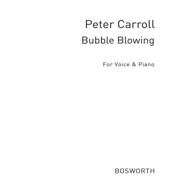 Carroll, P Bubble Blowing Voice And Piano