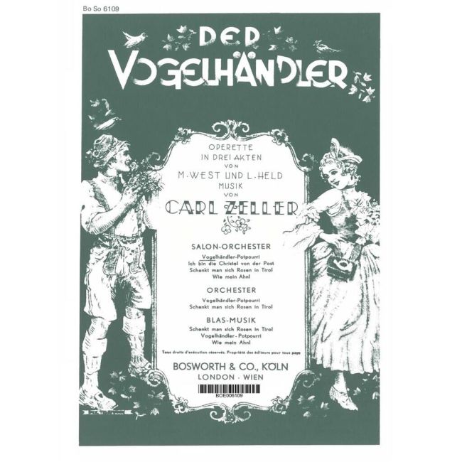 Zeller, Carl - The Birdseller Selection Operetta
