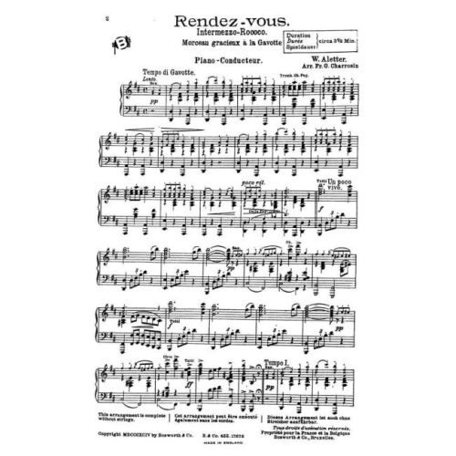 Aletter, W Rendezvous