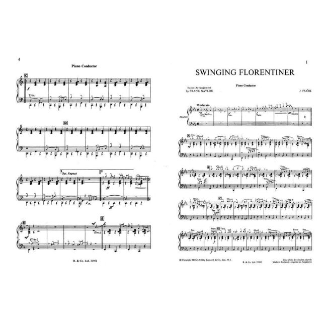 Fucik, Julius - Swinging Florentiner (Naylor) Tobb Bnd