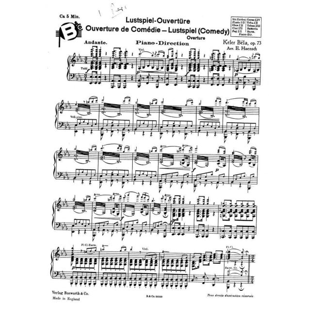 Bela, K Comedy Overture (Haensch)