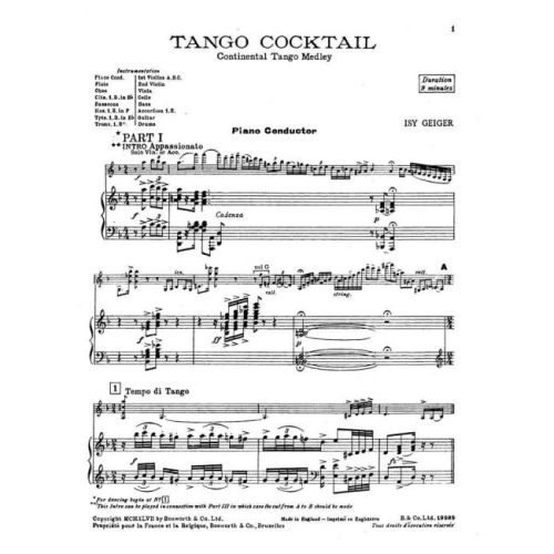 Geiger, I. - Tango Cocktail...