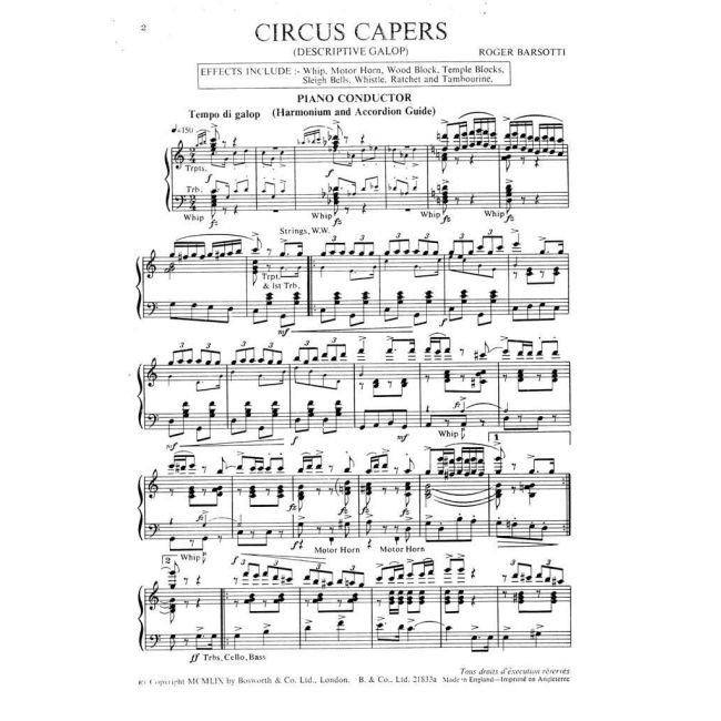 Barsotti & Barsotti - Circus Capers Galop