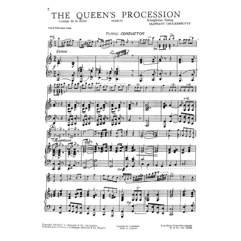 Chuckerbutty, Oliphant - The Queen's Procession