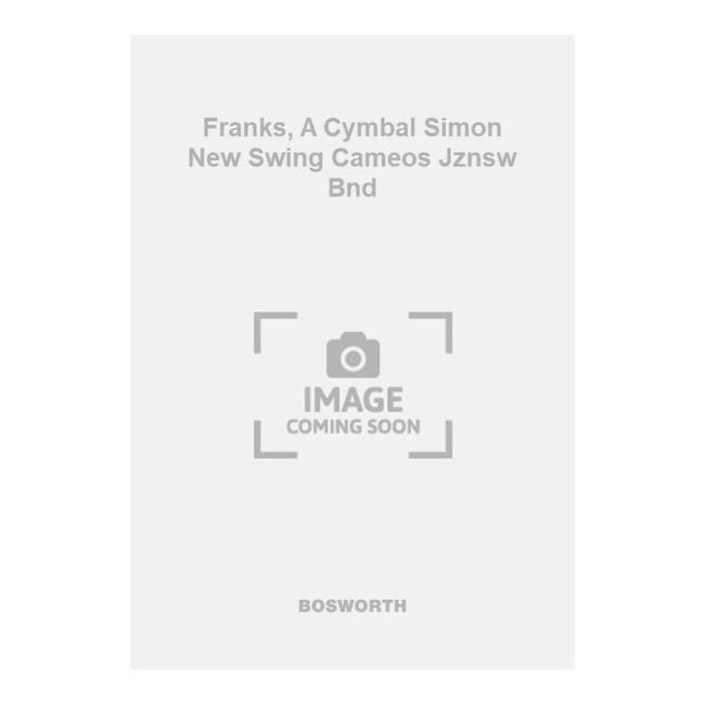 Franks, A Cymbal Simon New Swing Cameos Jznsw Bnd