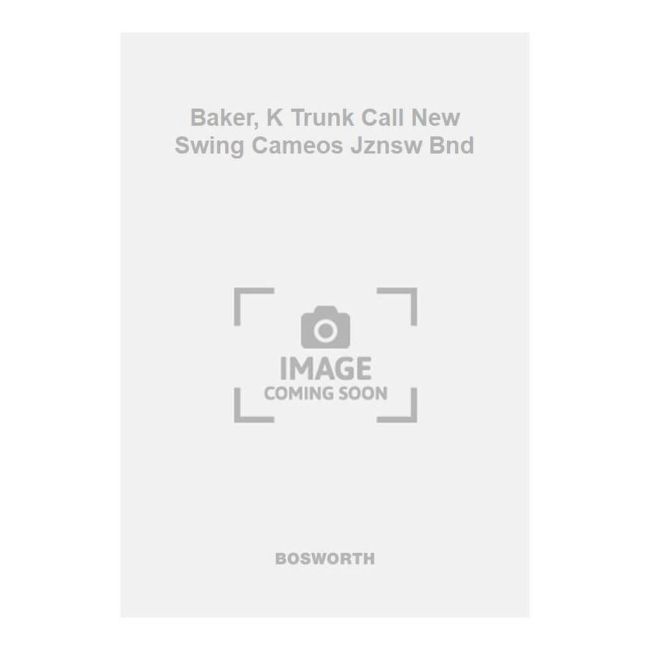Baker, K Trunk Call New Swing Cameos Jznsw Bnd