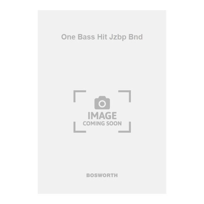 Gillespie, Dizzy - One Bass Hit Jzbp Bnd