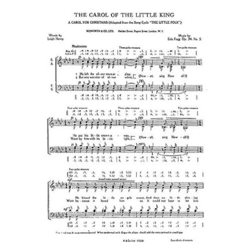 Fogg, E Carol Of The Little King And Jesukin
