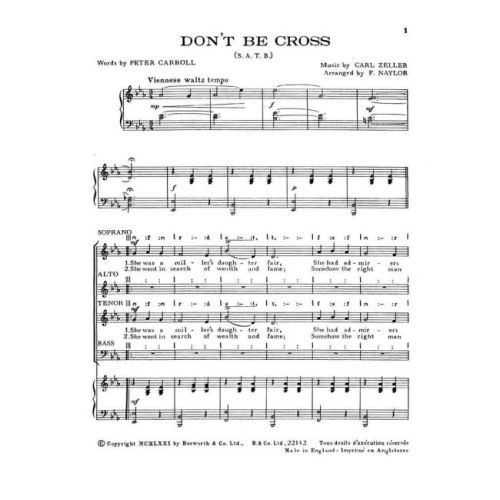 Don't Be Cross