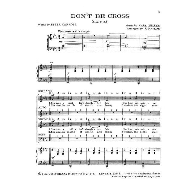 Don't Be Cross
