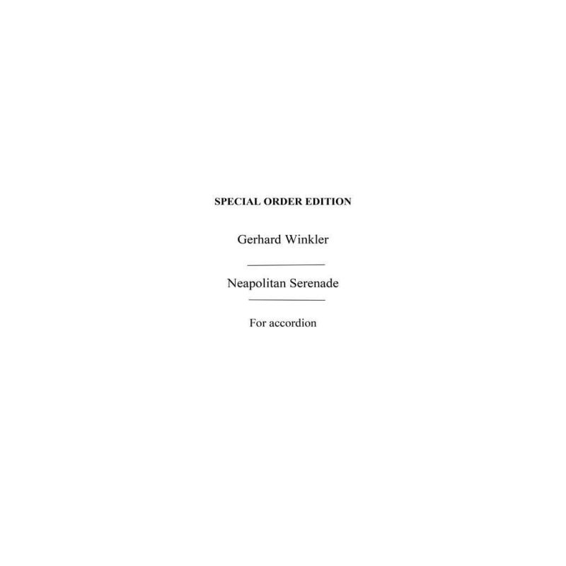 Winkler, G Neapolitan Serenade Acdn