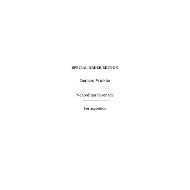 Winkler, G Neapolitan Serenade Acdn