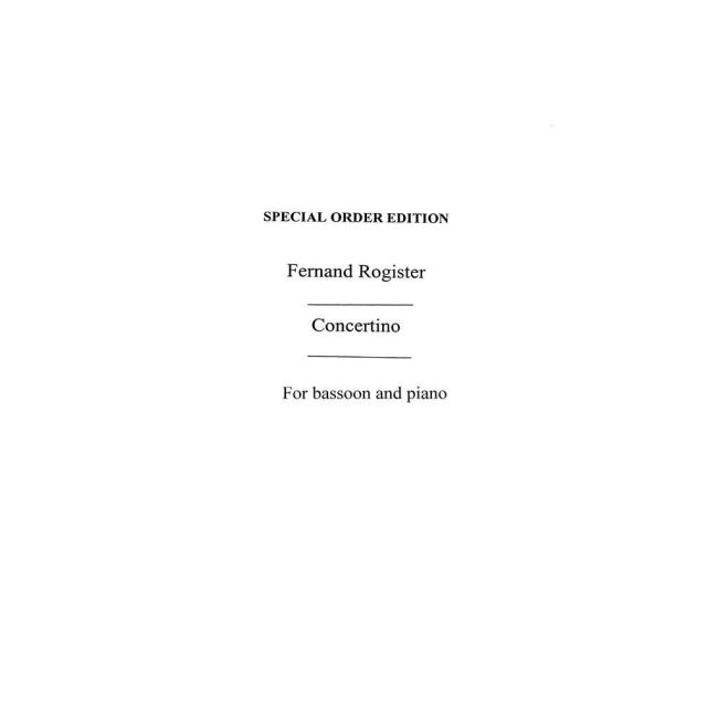 Rogister, F Concerto
