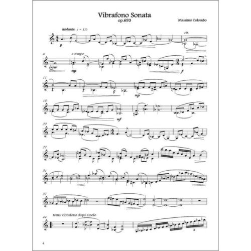 Colombo, Massimo - Vibrafono Sonata