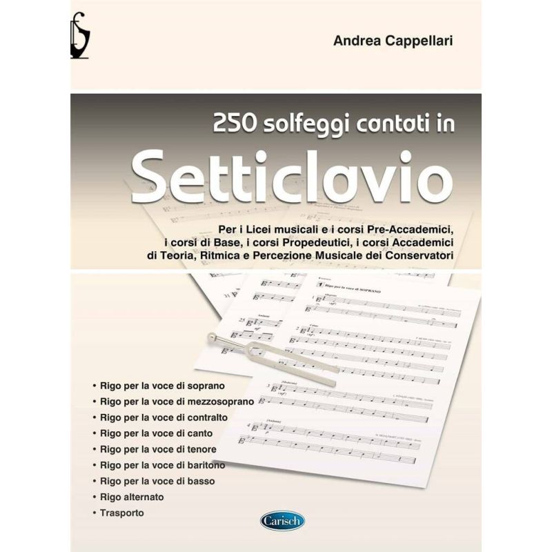 250 solfeggi cantati in setticlavio