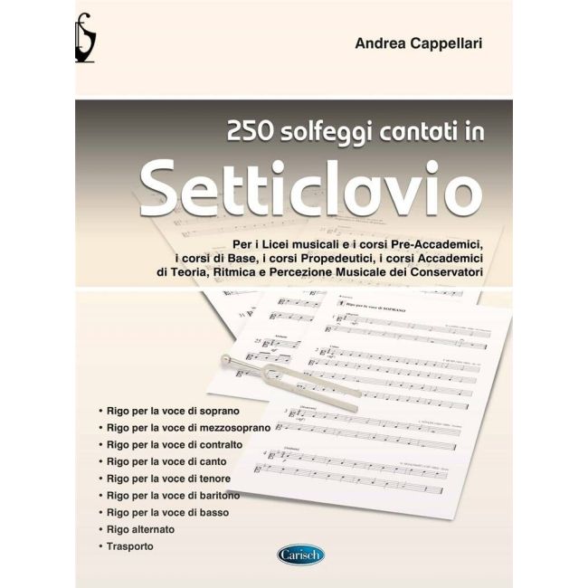 250 solfeggi cantati in setticlavio