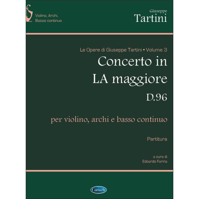 Tartini, Giuseppe - Volume 03: Concerto in la Maggiore D 96