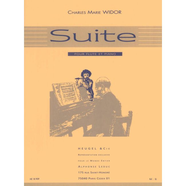 Widor, Charles-Marie - Suite pour flûte et piano, op. 34