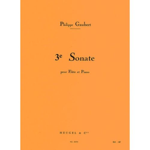 Gaubert, Philippe - Sonata 3