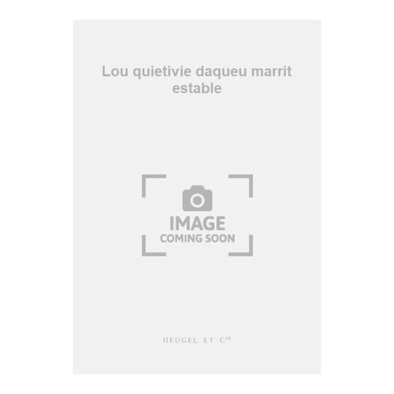 Passani, Emile - Lou quietivie daqueu marrit estable