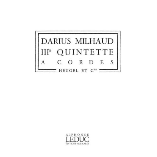 Milhaud, Darius - Quintette...