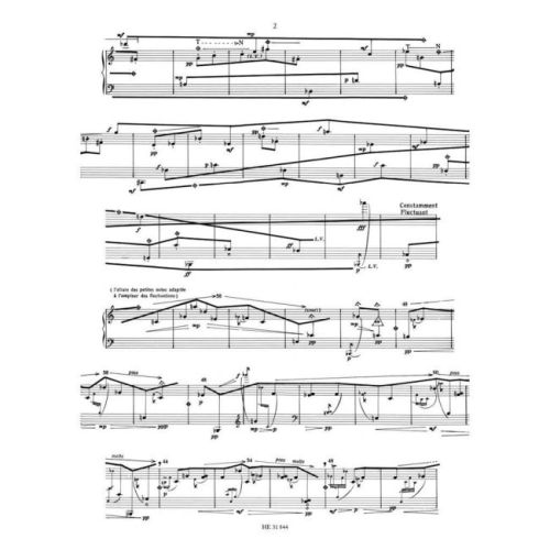Jolas, Betsy - Tranche Harpe - Seule