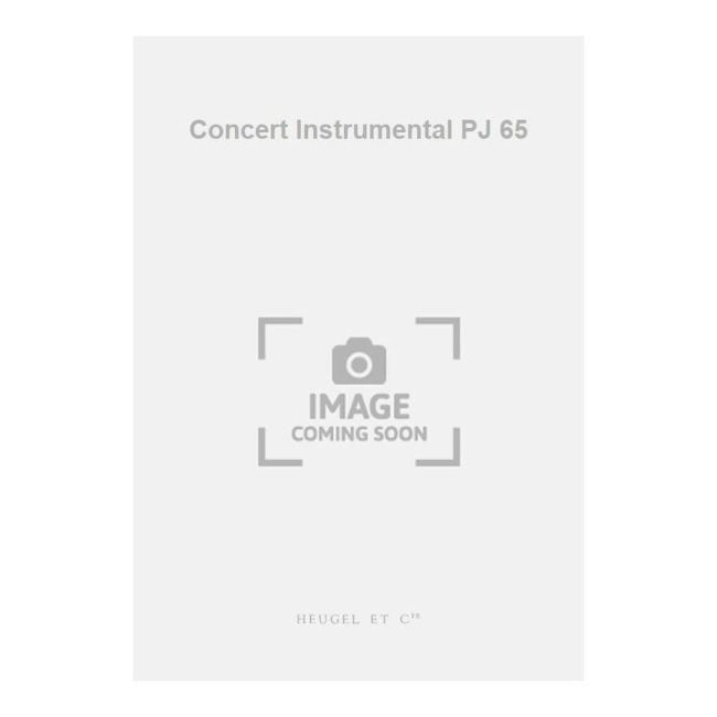 Concert Instrumental PJ 65
