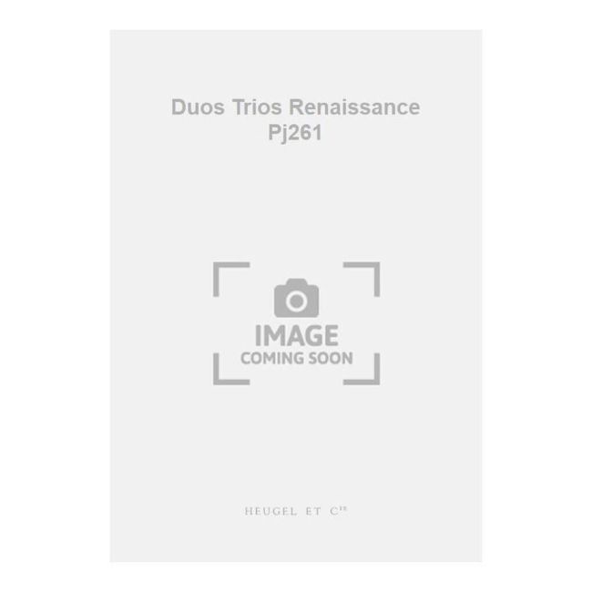 Géro, Jhan - Duos Trios Renaissance Pj261