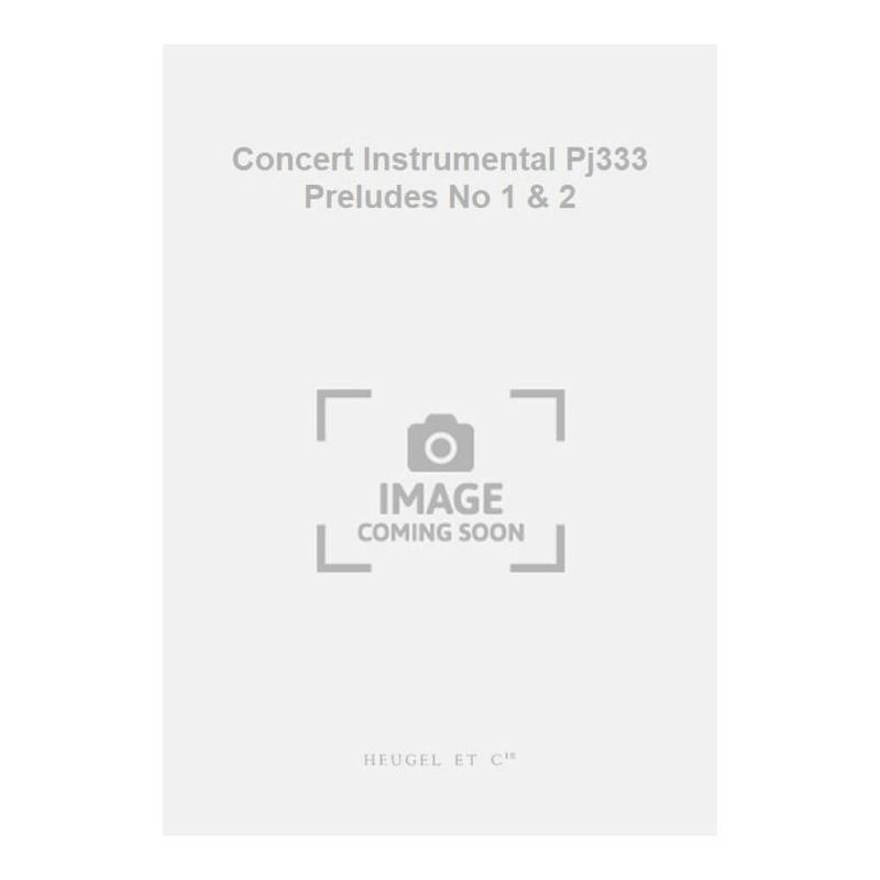 Abbott, Alain - Concert Instrumental Pj333 Preludes No 1 & 2