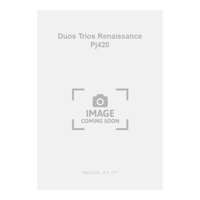 Willaert, Adrian - Duos Trios Renaissance Pj420