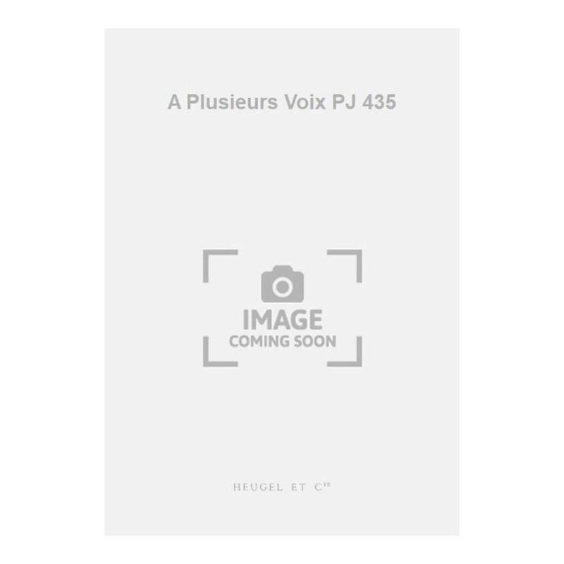 A Plusieurs Voix PJ 435