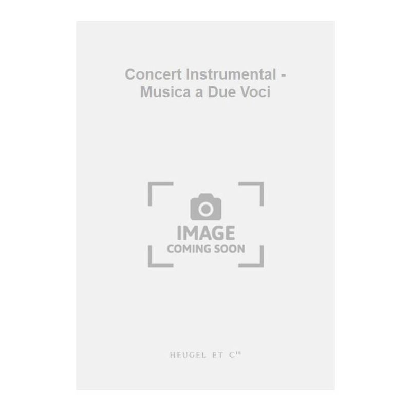 Gastoldi, Giovanni Giacomo - Concert Instrumental - Musica a Due Voci