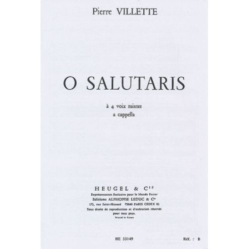 Villette - O Salutaris