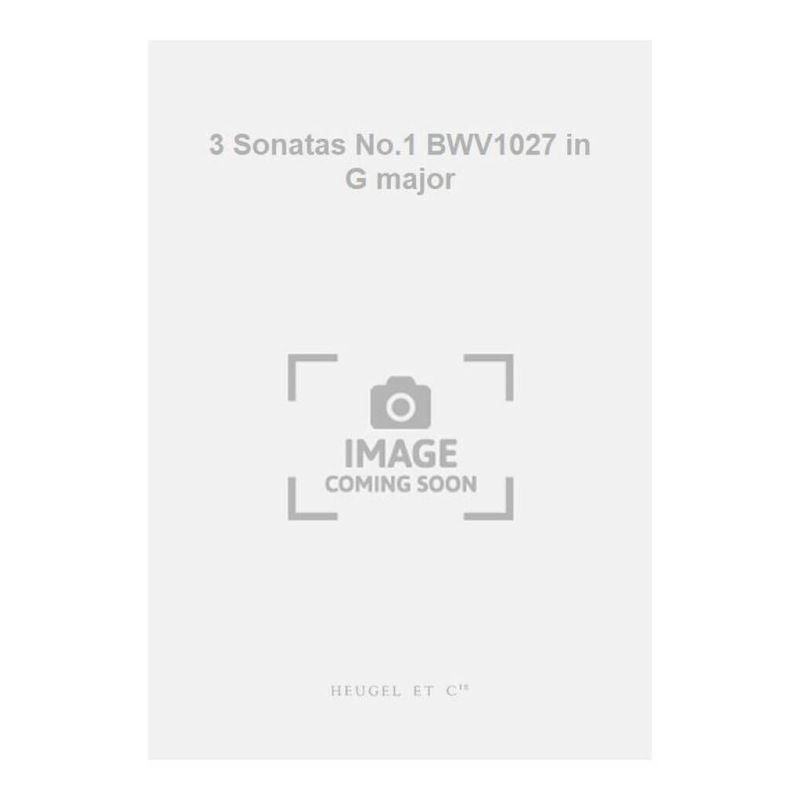 Bach, Johann Sebastian - 3 Sonatas No.1 BWV1027 in G major