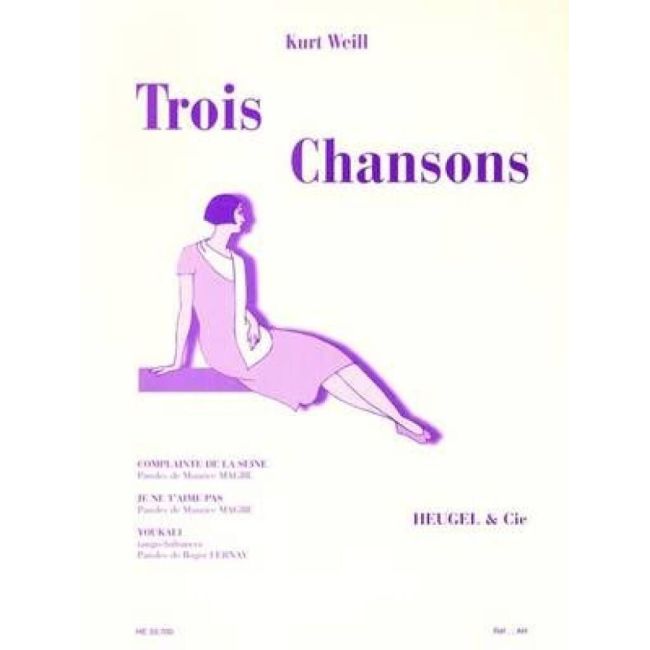 Weill, Kurt - 3 Chansons