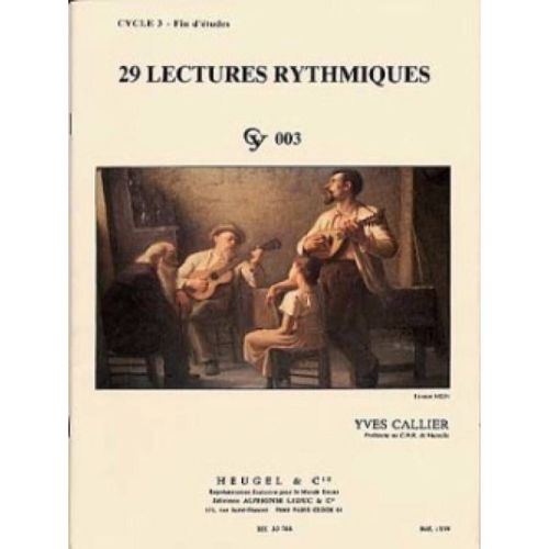 Callier, Yves - 29 Lectures...
