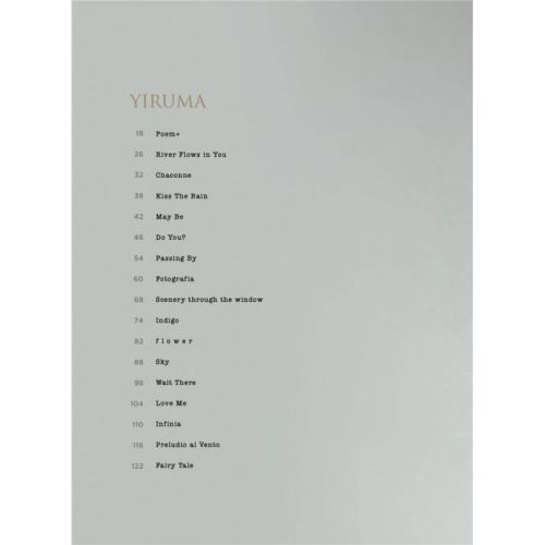 Yiruma The Best - Easy Piano Edition