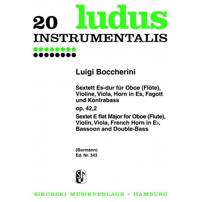 Boccherini, Luigi - Sextett op. 42/2