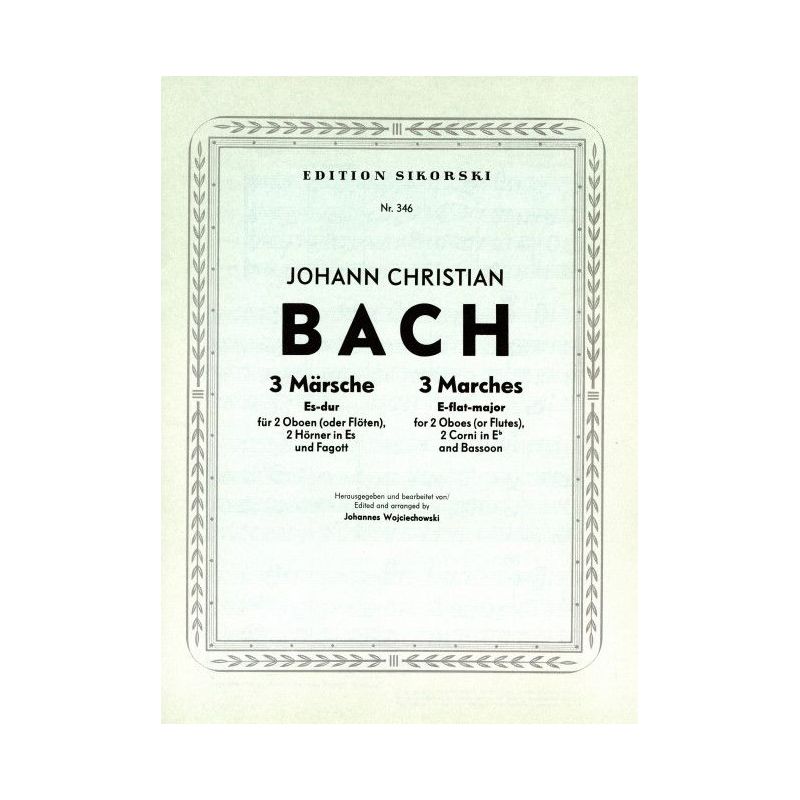 Bach, Johann Christian - 3 Märsche