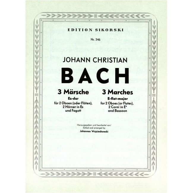 Bach, Johann Christian - 3 Märsche