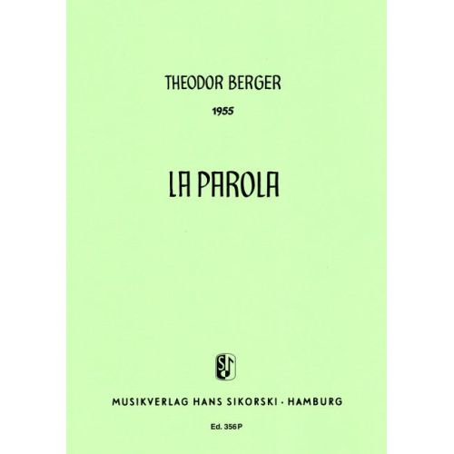 Berger, Theodor - La Parola