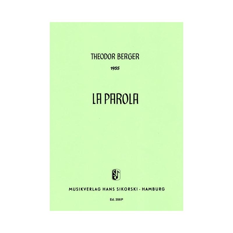 Berger, Theodor - La Parola