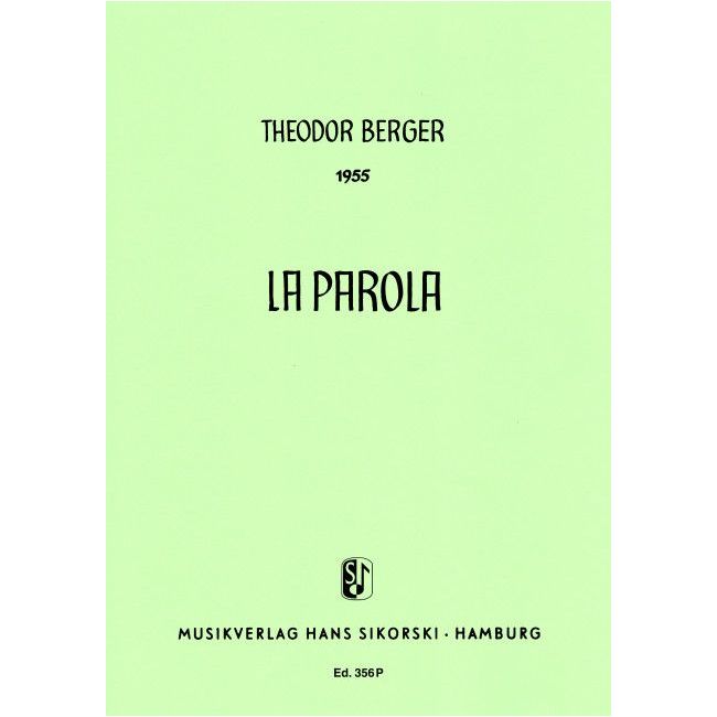 Berger, Theodor - La Parola