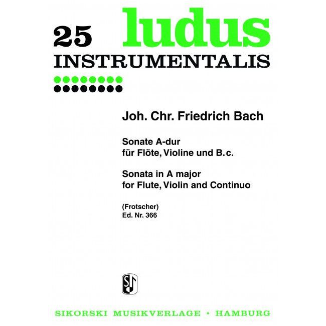 Bach, Johann Christoph Friedrich - Sonate