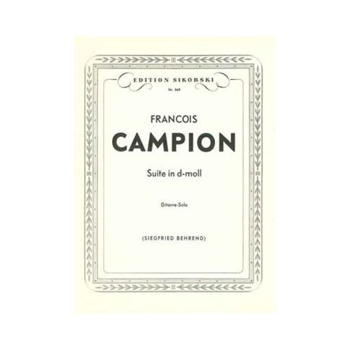 Campion, Francois - Suite