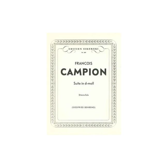 Campion, Francois - Suite