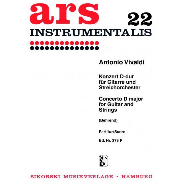 Vivaldi, Antonio - Konzert für Gitarre und Streicher RV 93