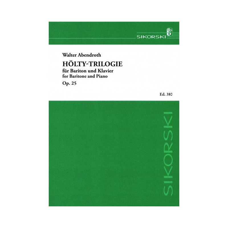 Abendroth, Walter - Hölty-Trilogie op. 25